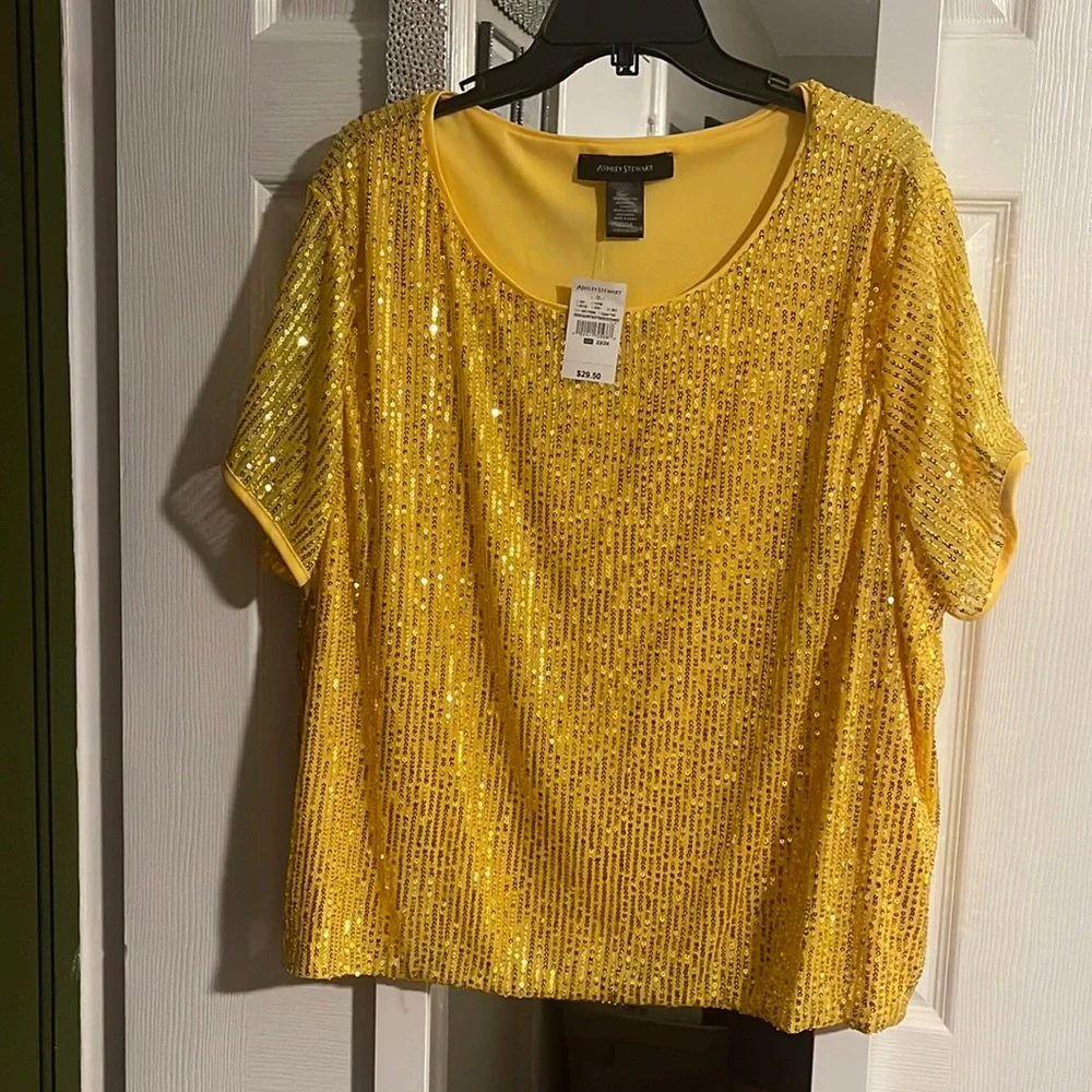 Ashely Stewart Sequence Top Plus Size 22/24 - Picture 1 of 3